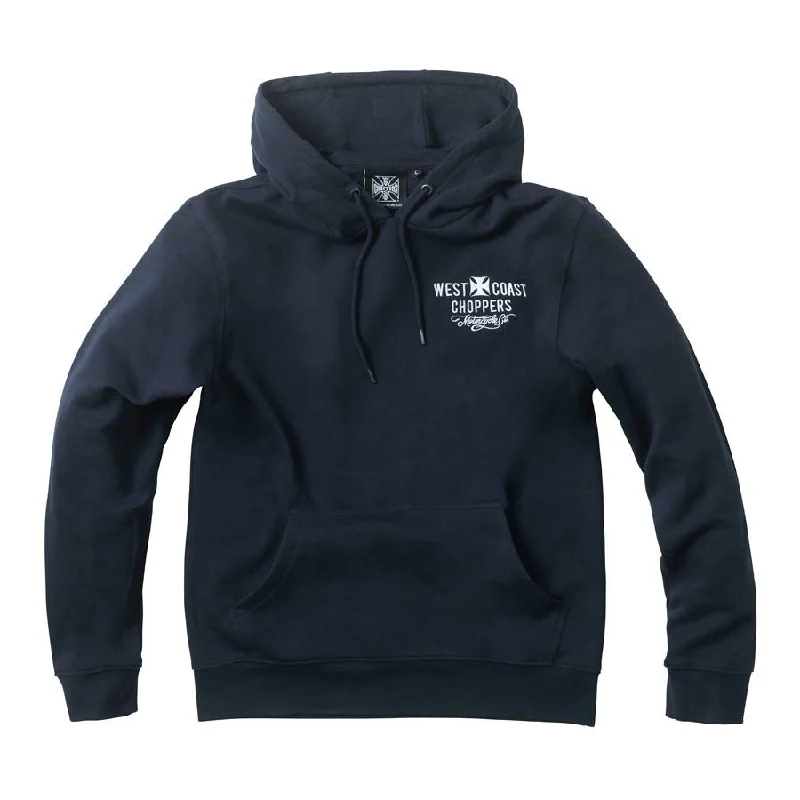 WCC FRISCO HOODY - NAVY Polished Men's Satin