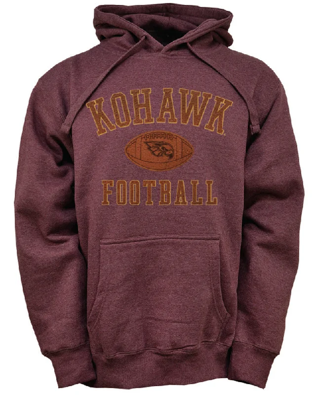 LEATHER FOOTBALL HOODIE Hip Men's Urban