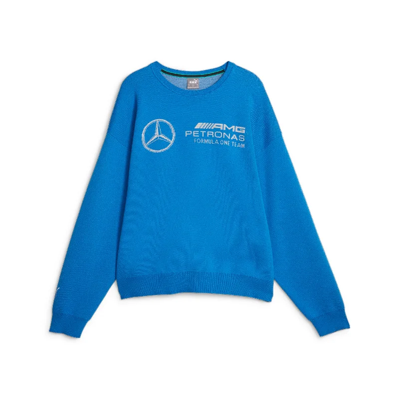 PUMA Men's Mercedes AMG-Petronas F1 Statement Knitted Motorsport Sweater Earthy Men's Sustainable 