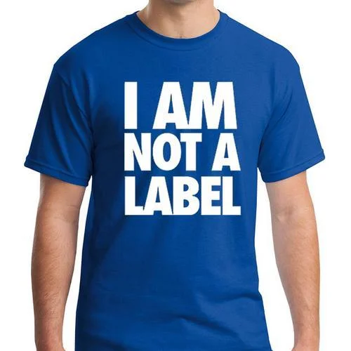 I AM NOT A LABEL Men Graphic T-shirt Assorted colors Bold Men's Animal