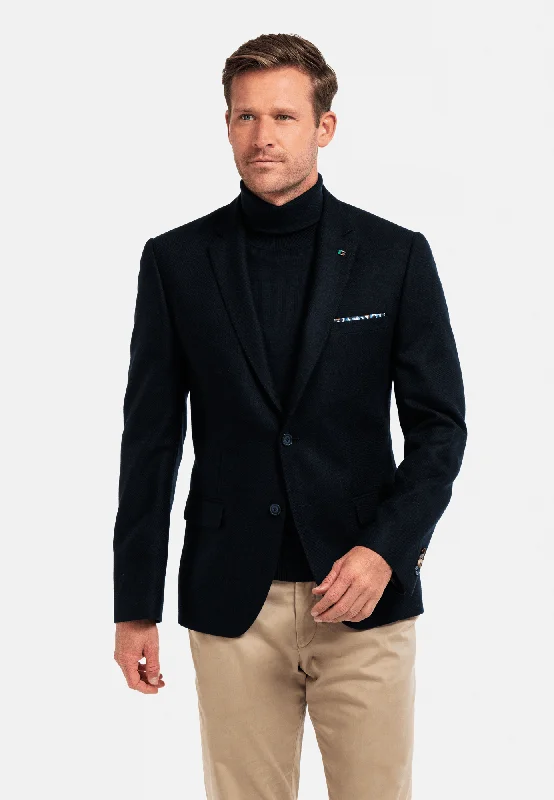 Giordano Wool Blazer Polished Men's Satin