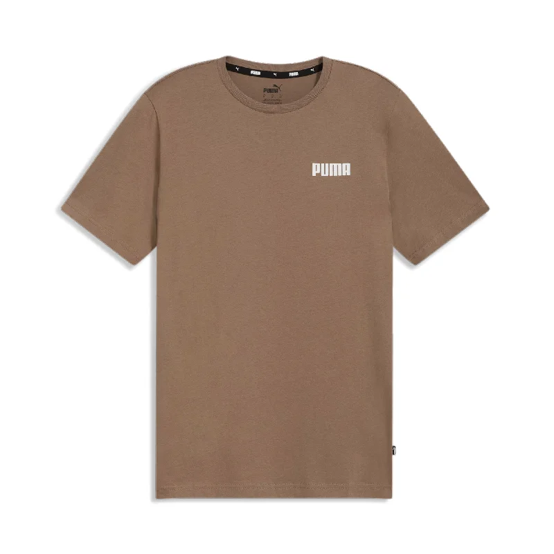 PUMA Men's Essentials Small Logo Tee Tough Men's Military