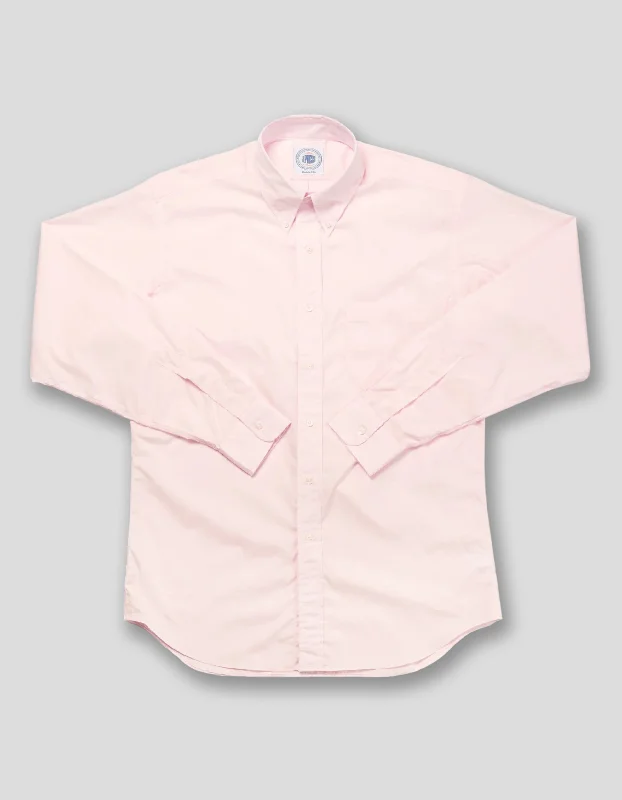 2-PLY 100s - PINK SOLID DRESS SHIRT Refined Men's Velvet