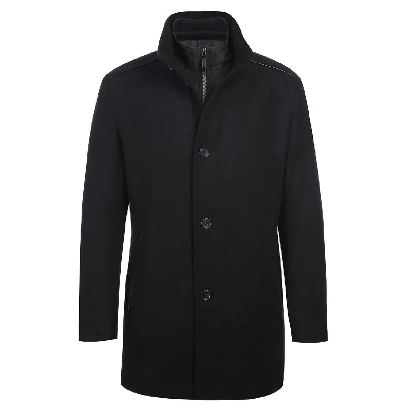 Alessandro Vitello by Renoir Black Short Coat 830-5 Tough Men's Military