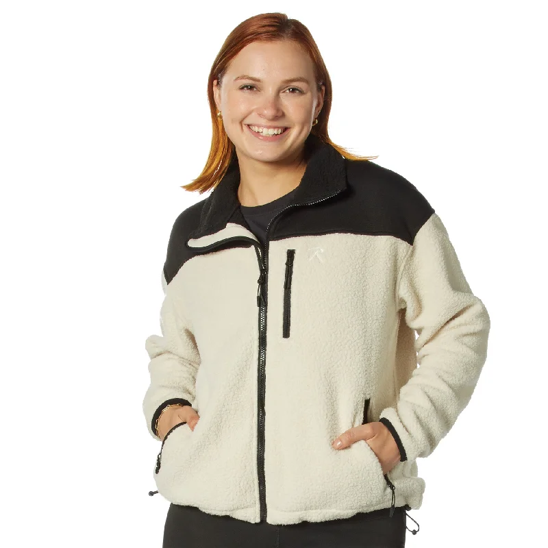 Rothco Womens Trailsman Sherpa Fleece Jacket Preppy Men's College