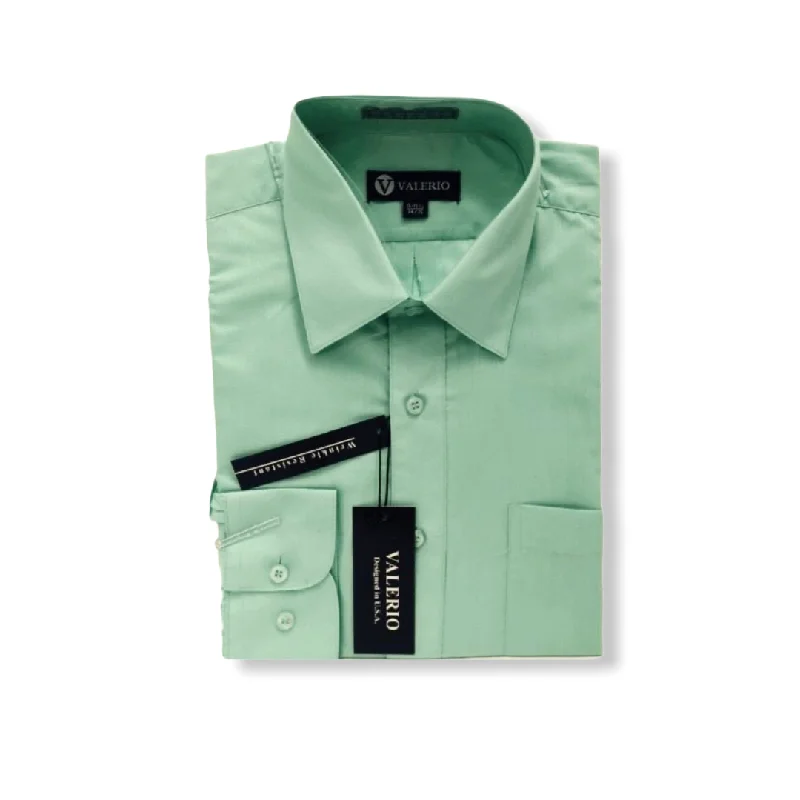 Valerio Aqua Dress Shirt (NEW) Street