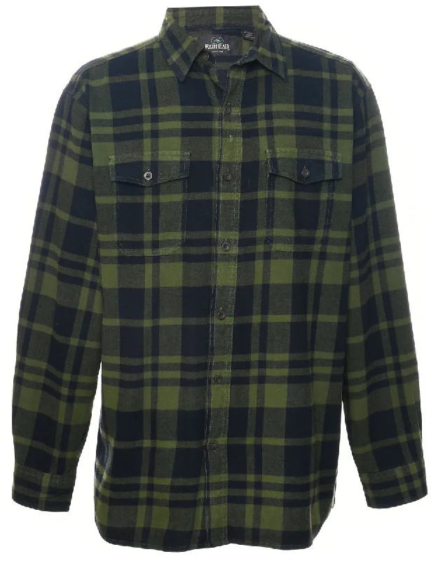 Long Sleeved Checked Shirt - L Street