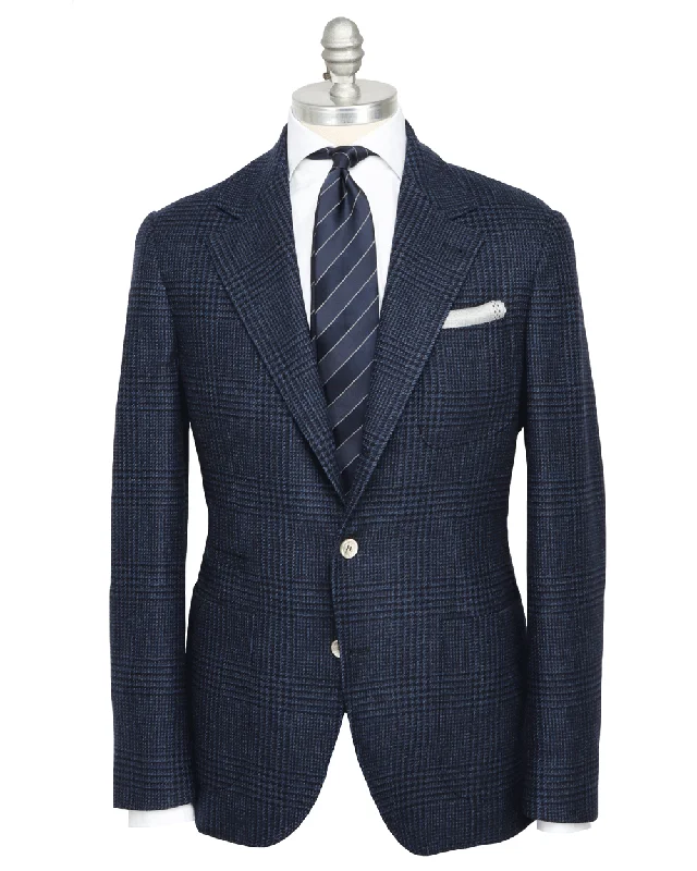 Navy Glen Plaid Sportcoat Tailored