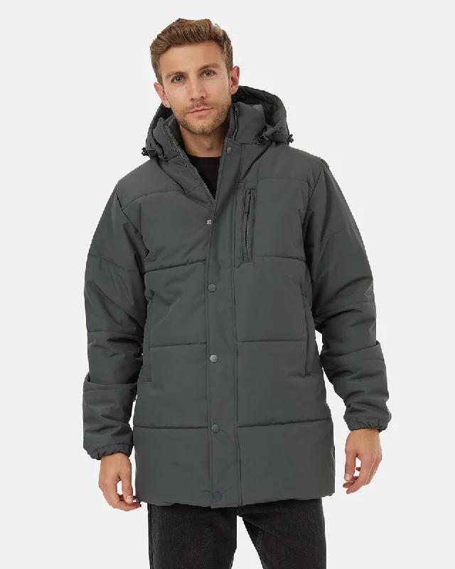 Parka Puffer Jacket Preppy Men's College