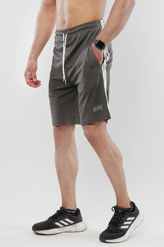 Striped Shorts - Grey Traditional Men's Country