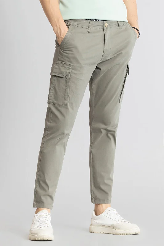 Trendtactical Slim Ash Grey Cargo Refined Men's Velvet