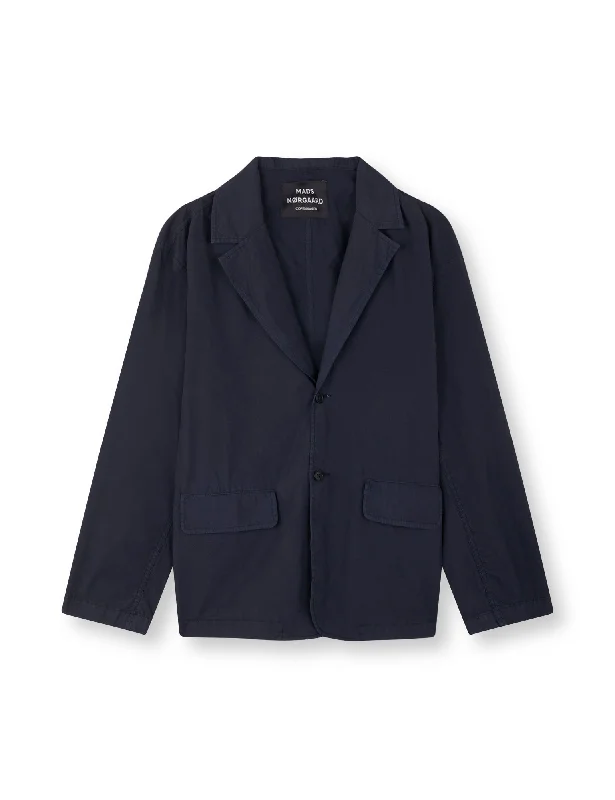 Dyed Poplin Felix Blazer, Deep Well Refined Men's Classic 