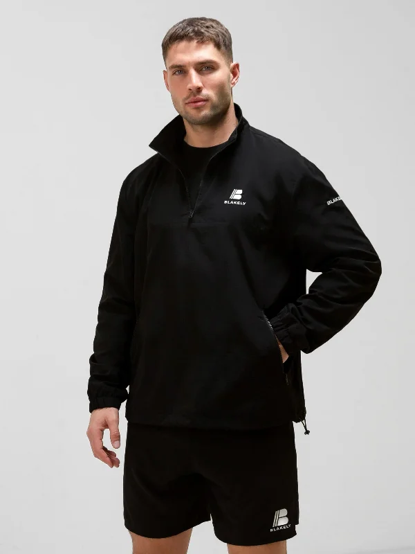 Apex Tech 1/4 Zip Jumper - Black Unique Men's Patch