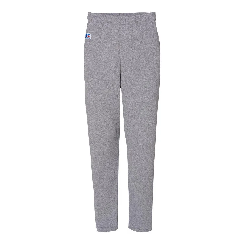 Russell Athletic Dri Power Open Bottom Pocket Sweatpants Lumberjack