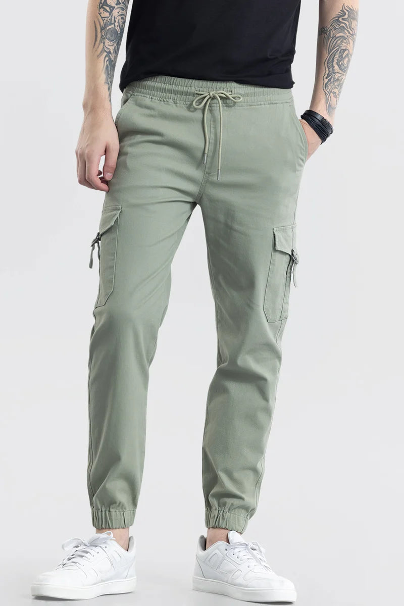 Noemi Sage Green Cargo Pant Refined Men's Classic 