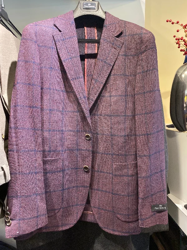 Paul Betenly Wine Sport Coat Refined Men's Classic 