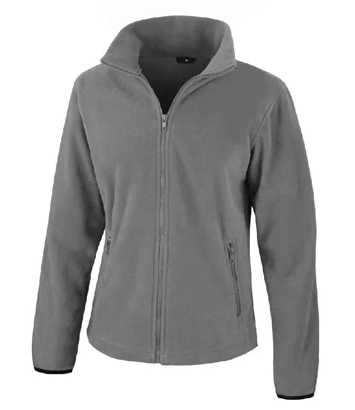 Result Core Ladies Outdoor Fleece | Pure Grey Relaxed Men's Beach