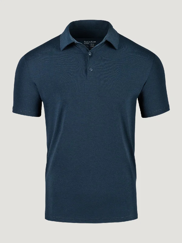 Navy Performance Polo Refined Men's Hand