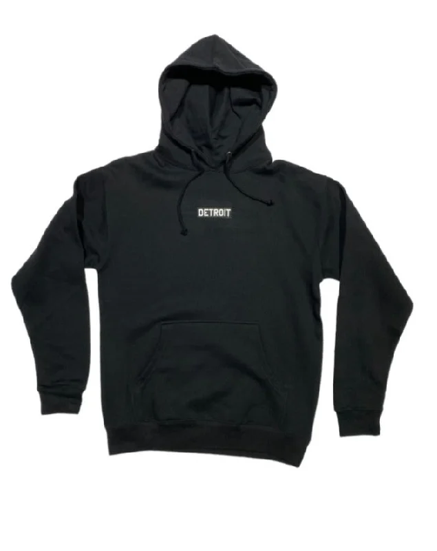 Ink Detroit Premium Heavyweight Hoodie - Black Confident Men's High