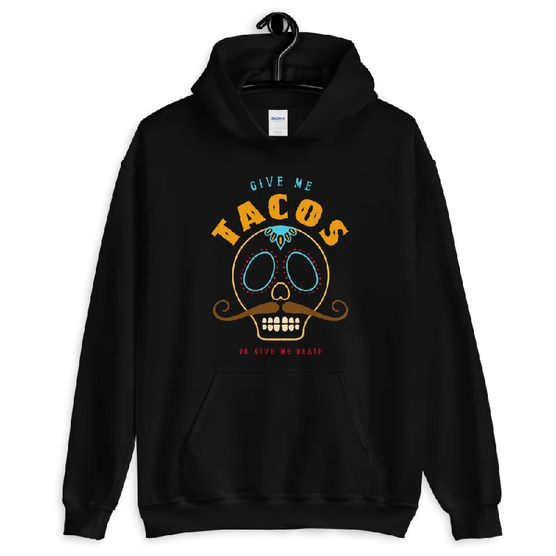 TACOS or Death Pullover Hoodie Dapper Men's 1920S