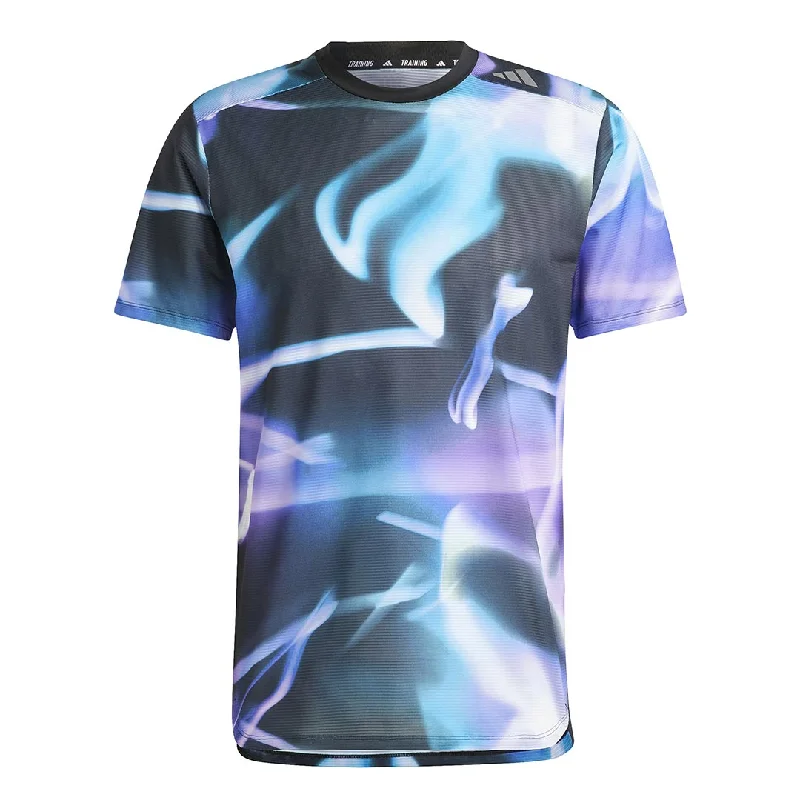 adidas - Men's Designed For Training HEAT.RDY Allover Print T-Shirt (HS7460) Bold Men's Statement