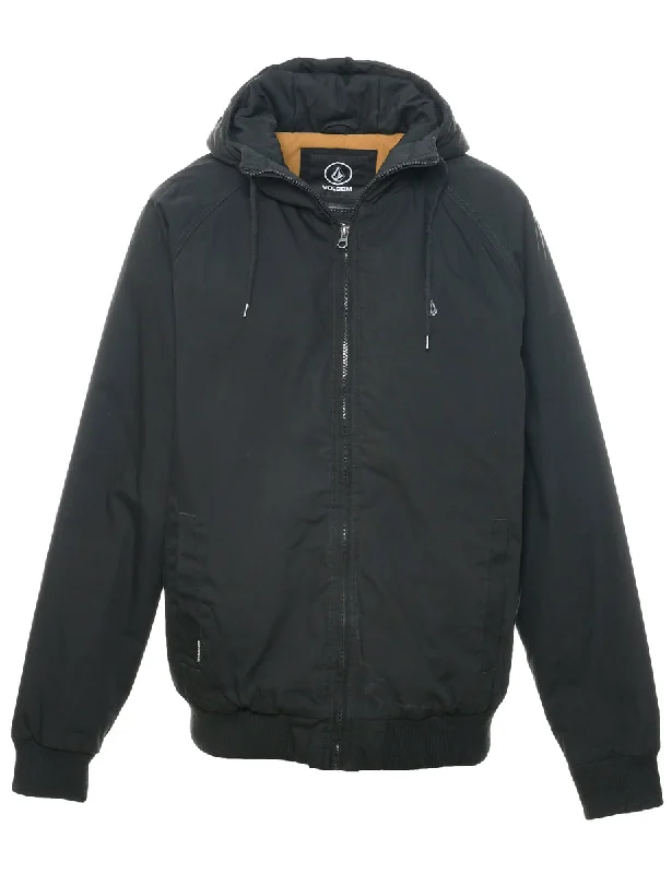 Black Ski Jacket - L Tough Men's Military