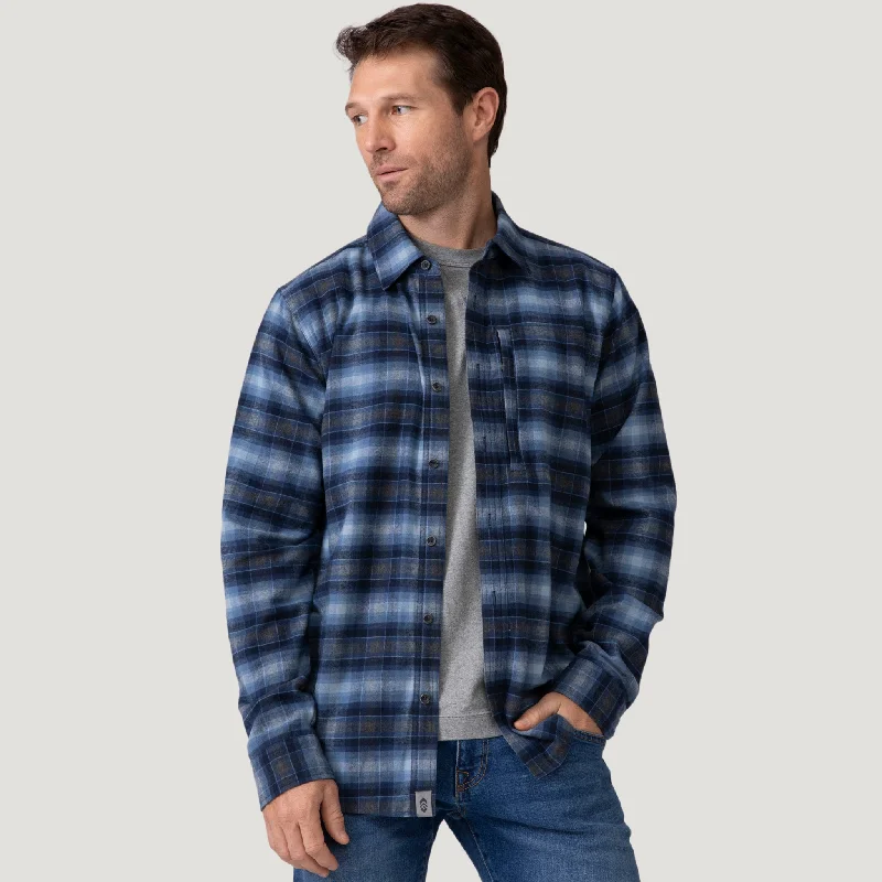 Men's Easywear Flannel Shirt Hip Men's Retro