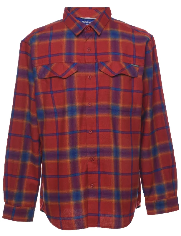 Columbia Checked Shirt - L Bold Men's Animal