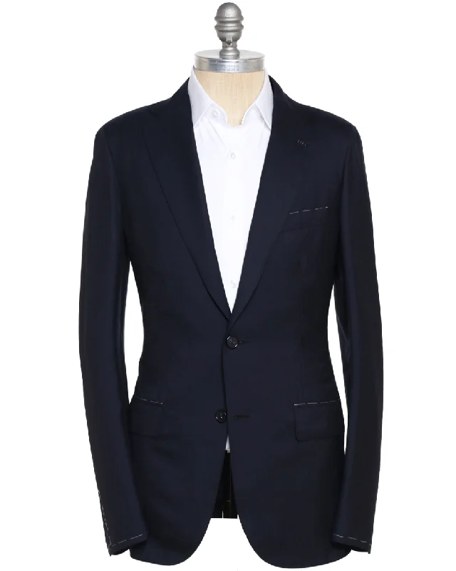 Midnight Navy Wool Blend Ravello Sportcoat British Gentleman Style