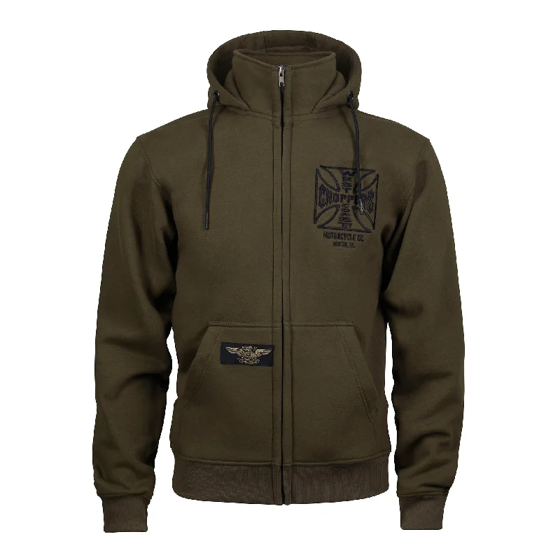 WCC OG ATX ZIP HOODY OLIVE GREEN Adventure