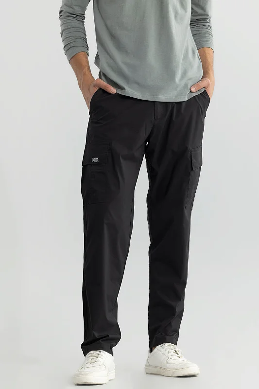 Sauvie Black Cargo Pant Modern Men's Tech