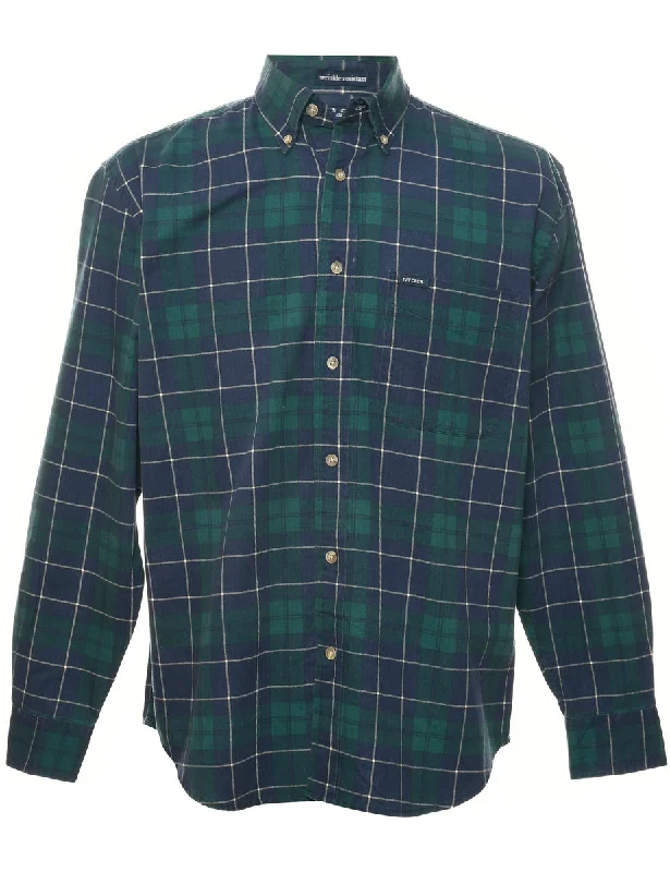 Long Sleeved Checked Shirt - M Rugged Men's Outdoor 