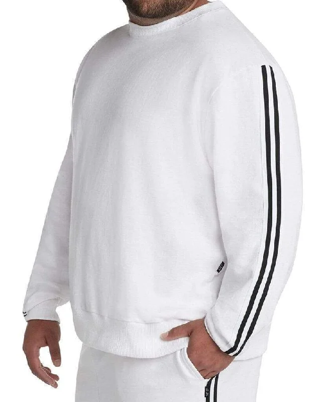 Striped Sleeve Sweatshirt Unique Men's Patch