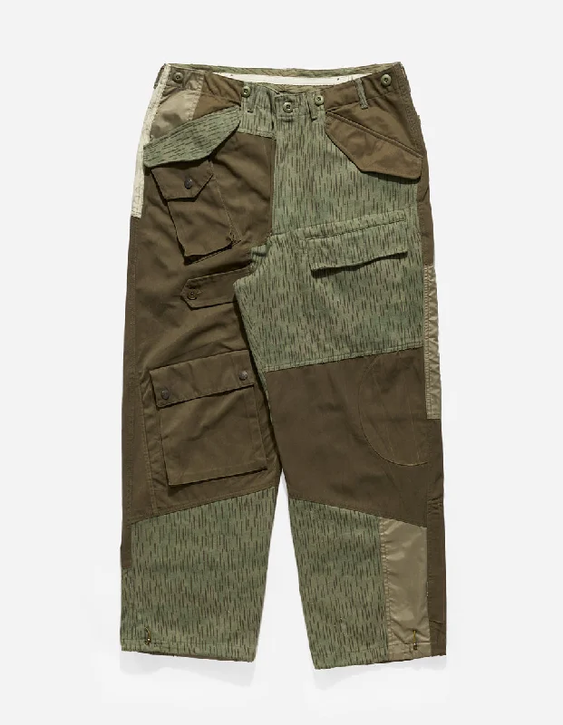 4277 Upcycled M65 Loose Cargo Pants Olive Vacation