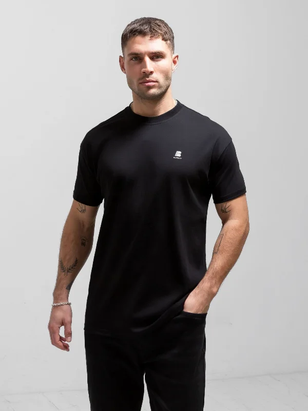 Apex Tech Relaxed T-Shirt - Black Refined Men's Velvet