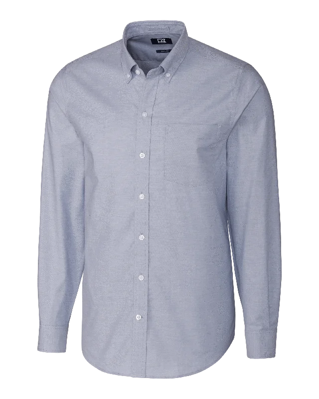 Cutter & Buck - Men's L/S Stretch Oxford Sleek Men's Contemporary 