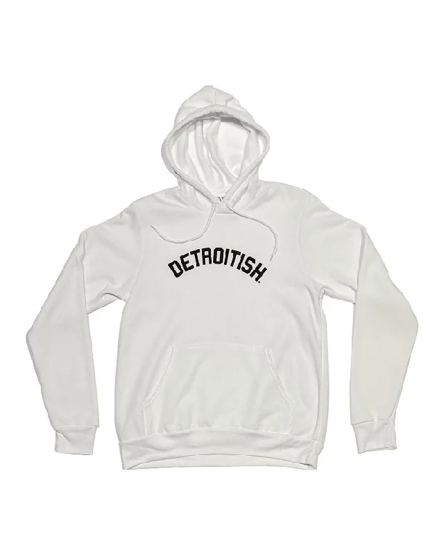 Ink Detroit Detroitish Pullover Hoodie - White Gym