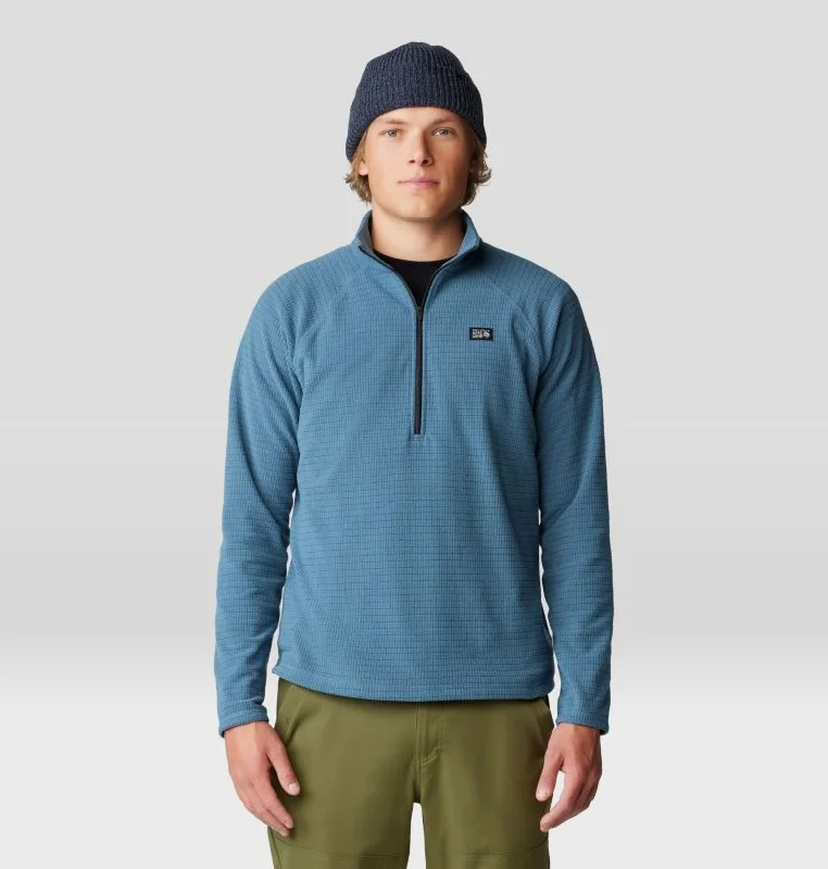 Men's Summit Grid Half Zip Refined Men's Hand