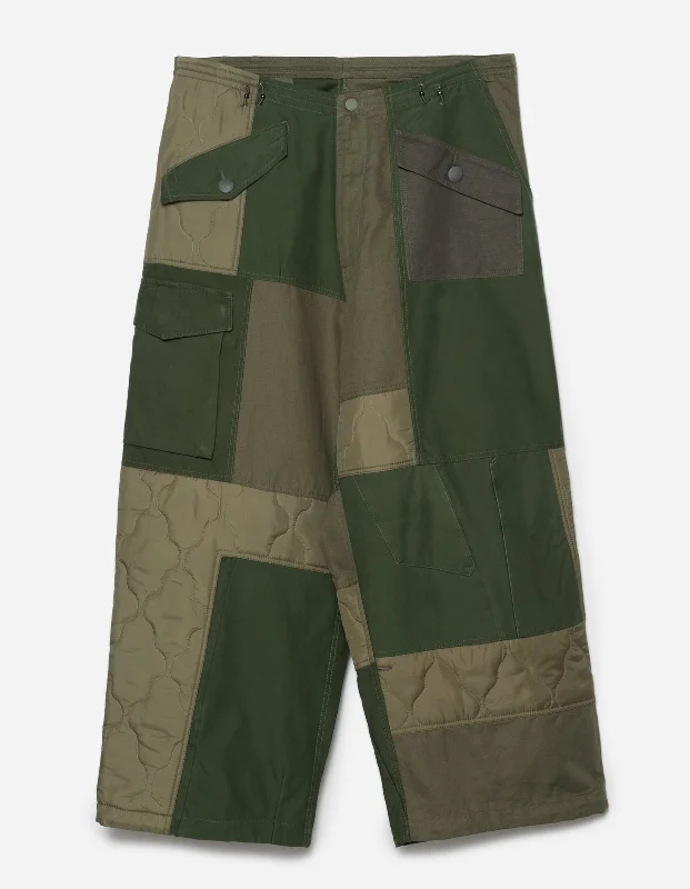 5268 Upcycled M59 Cargo Snopants Olive Polished Men's Satin