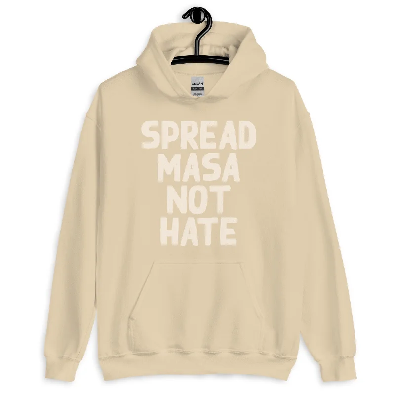 Spread Masa Not Hate Hoodie (Cream) Luxurious Men's High