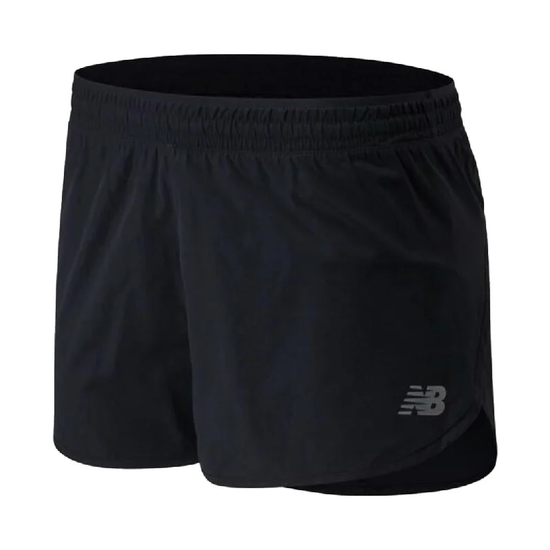 New Balance - Men's Impact Run 3 Inch Shorts (MS21267 BK) Casual Men's Short