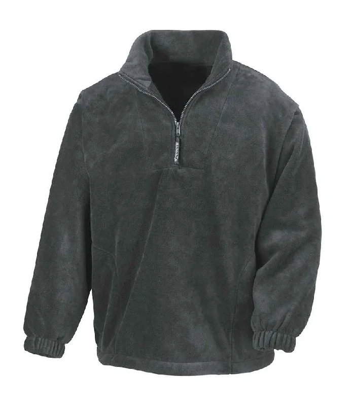 Result Polartherm™ Zip Neck Fleece | Oxford Grey Gym