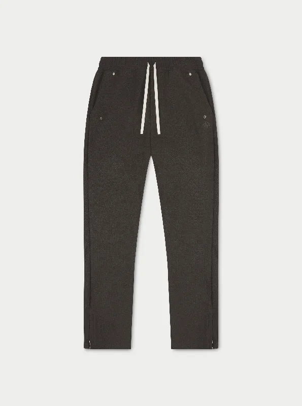 EYELET DETAIL STRAIGHT LEG JOGGER - CHARCOAL Monochromatic All