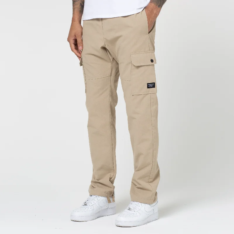 Ripstop Open Hem Cargo Pant | Sand Athletic Men's Compression