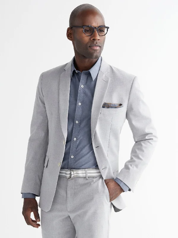 Men's Maxwell Blazer - Dove Grey Sporty Men's Athleisure 