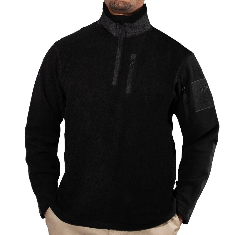 Rothco Quarter Zip Fleece Pullover Masculine Men's Thick