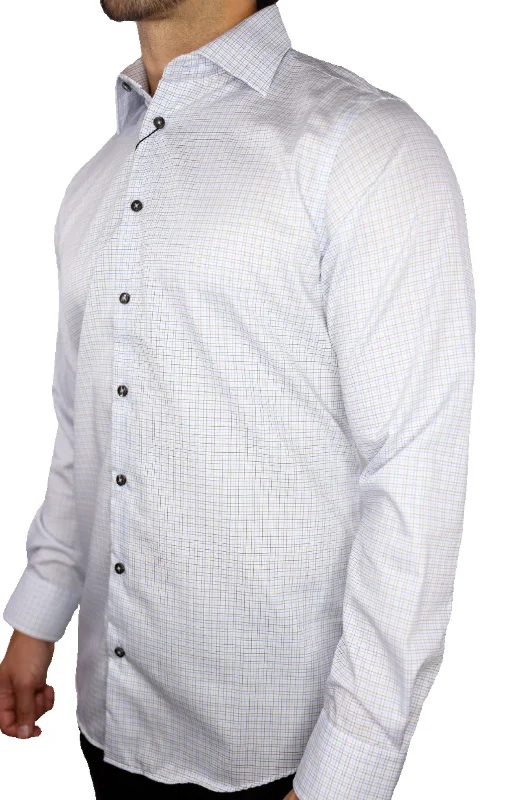 Serica Dress Shirt Modern Men's Geometric