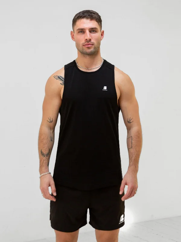 Apex Tech Sleeveless Vest - Black Refined Men's Hand