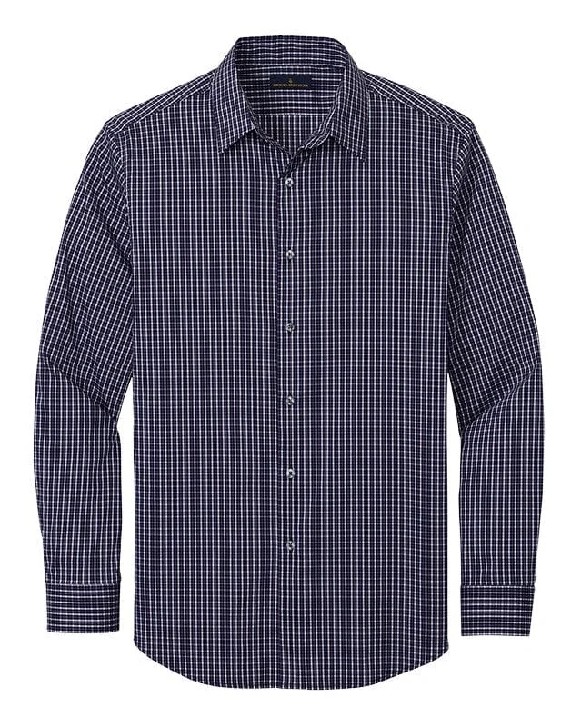 Brooks Brothers - Men's Tech Stretch Patterned Shirt Casual Men's Loose