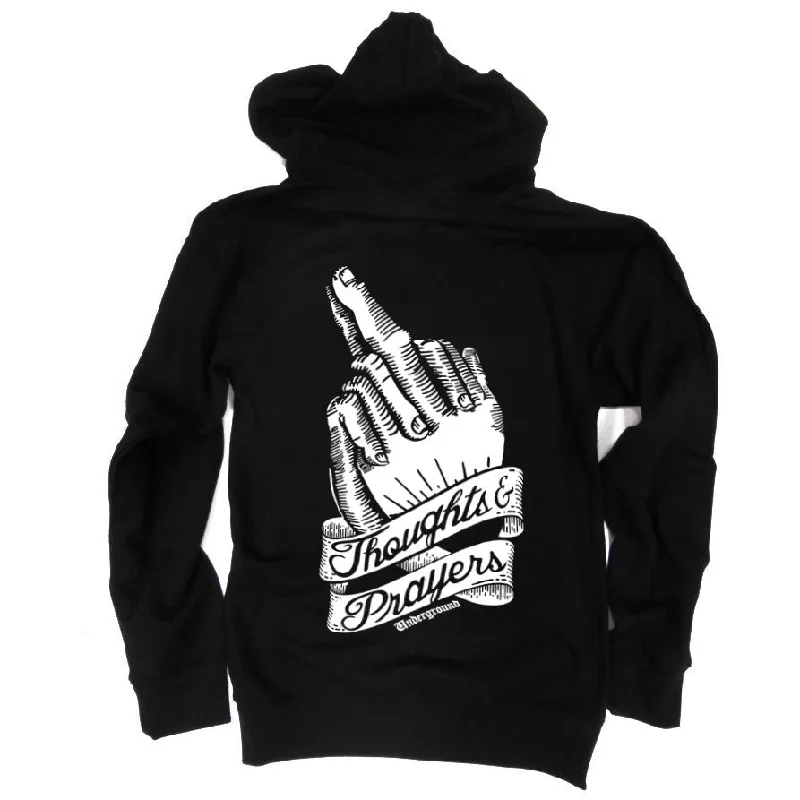 Thoughts and Prayers Hoodie Relaxed Men's Beach